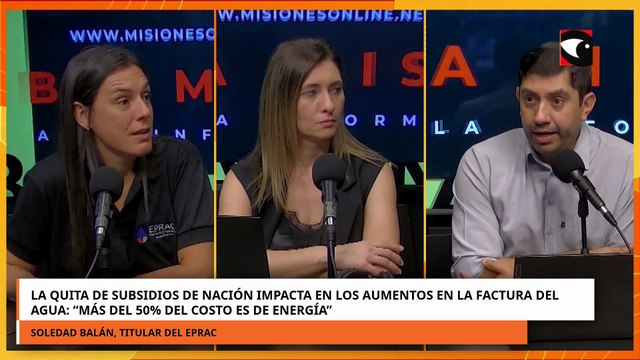 EPRAC: El costo del agua se disparó por la energía; \ Más del 50% del costo es de energía\