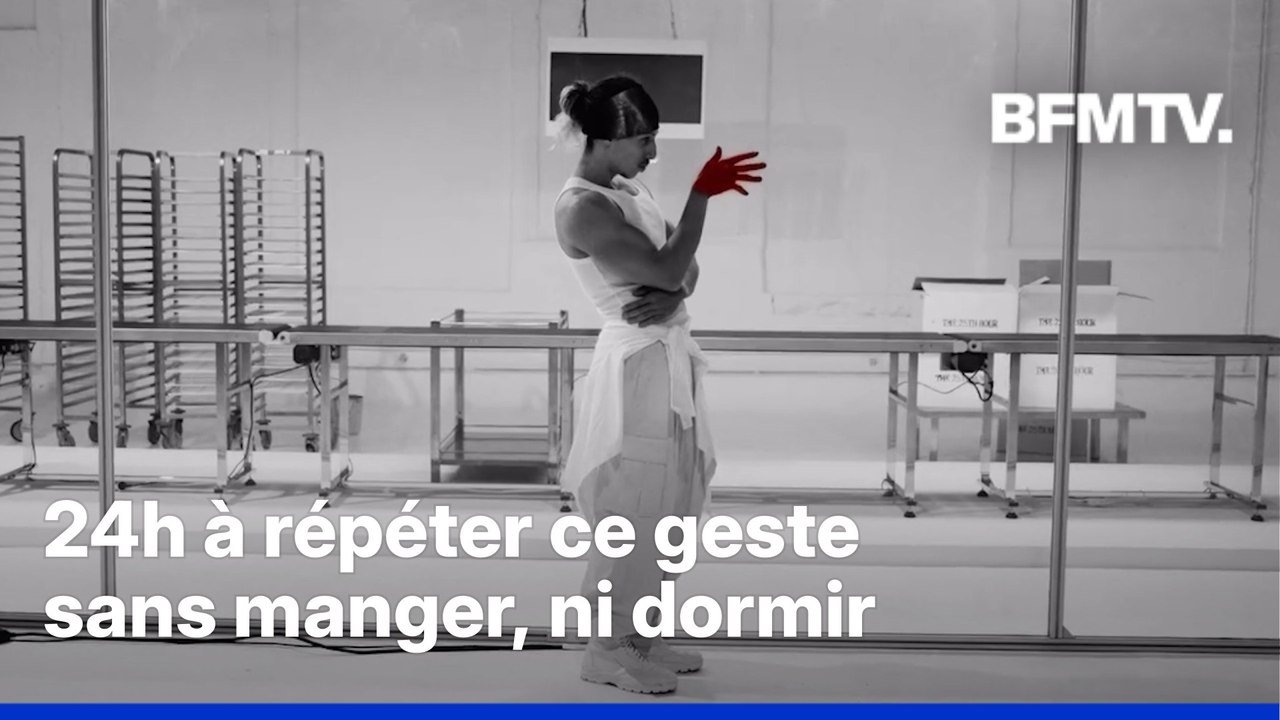 Le rappeur Rilès se lance un nouveau défi : 24h à poser sa main imbibée de peinture sur les pochettes de son nouvel album