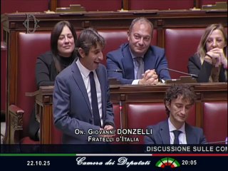 Donzelli - Gli italiani si fidano della serietà del governo presieduto da Giorgia Meloni (24.10.25)