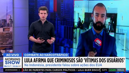 LULA dispara: “TRAFICANTES são VÍTIMAS dos USUÁRIOS de drogas”