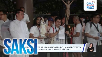 Mga estudyante at iba pang grupo, nagprotesta kontra korapsyon sa iba't ibang lugar | Saksi