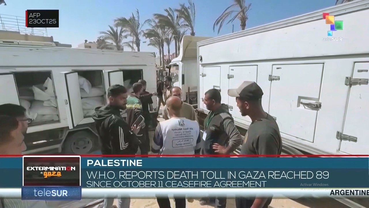 Palestine, WHO reports death toll in Gaza reaches 89 since October 11 ceasefire