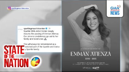 Anak ni Kuya Kim na si Emmanuelle Atienza, pumanaw sa edad na 19 | SONA