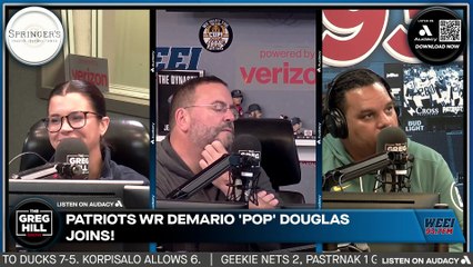 Pop Douglas joins live! Pop on Drake Maye!