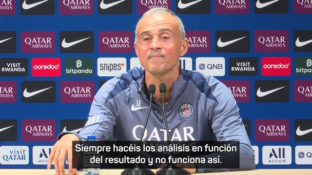 Luis Enrique no se corta y deja clara su filosofía de equipo: La identidad por encima del resultado
