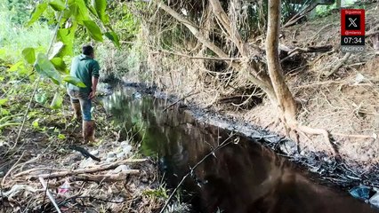 Derrame de petróleo en Veracruz deja miles sin agua y severos daños al campo