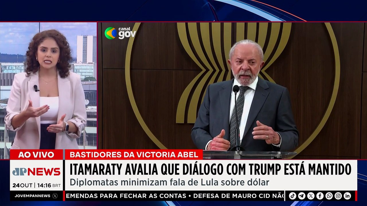 Lula diz que não há veto a nenhum assunto em possível encontro com Trump | TEMPO REAL