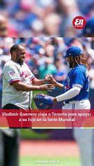 El emocionante apoyo de Vladimir Guerrero a su hijo en Toronto
