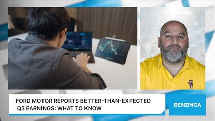 Ford Motor Reports Better-Than-Expected Q3 Earnings: What To Know