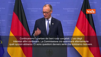 Il Cancelliere tedesco Merz: In un modo o nell'altro l'Ucraina sarà finanziata