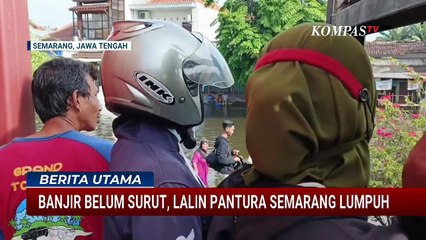 Banjir Semarang-Demak Tak Kunjung Surut, Pekerja Nekat Menumpang Truk untuk Berangkat Kerja | BERUT