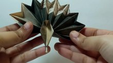 Origami Peacock from Old Magazine Paper | Easy Paper Craft Tutorial