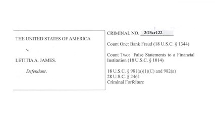 NYAG Letitia James pleads not guilty to charges that she defrauded her mortgage lender