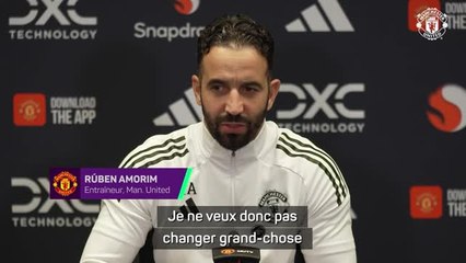 Man. United - Amorim ne veut pas s’enflammer après la victoire contre Liverpool