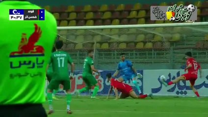 خلاصه بازی فولاد و شمس‌آذر