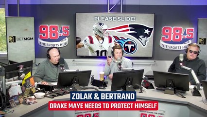 Drake Maye's Bold Moves to Protect Himself on the Field 🏈