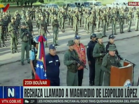 ZODI 62° Bolívar rechaza declaraciones fascistas que respaldan abiertamente acciones de agresión