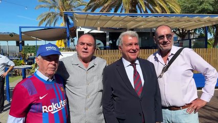 Dardo de Laporta al Real Madrid: "Espero que siga la dinámica del año pasado en los clásicos..."