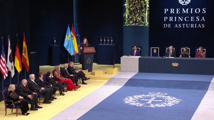 Discurso de la Princesa Leonor en los Princesa de Asturias