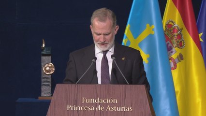 El Rey destaca que "educar en valores no consiste en negar la realidad que nos toca vivir"