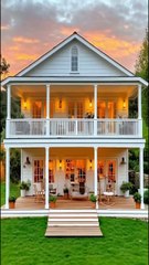 Southern Charm Farmhouse – Warm Lights and Timeless Beauty