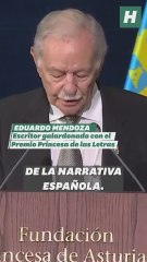 El discurso de Eduardo Mendoza en los Premios Princesa de Asturias: "Lo último que se pierde en la vida no es la esperanza, es la vanidad"