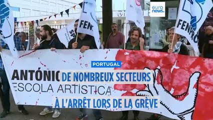 Au Portugal, les services publics paralysés par une grève très suivie