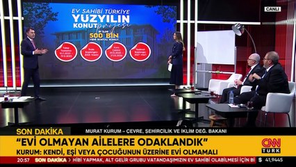 Türkiye Yüzyılı’nın konut projesi... Bakan Kurum CNN Türk’te tüm merak edilen detayları anlattı: İşte katılım şartları