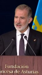 Felipe VI se emociona con su hija Leonor en los Premios Princesa de Asturias