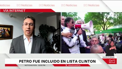 ¿Qué significa para Colombia que el presidente Petro y su familia estén en la lista Clinton?