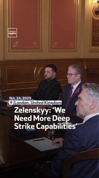 Ukrainian President Volodymyr Zelenskyy asks Coalition of the Willing for more deep strike weapons” to push Russian President Vladimir Putin toward negotiations.