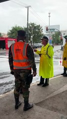 DIGESETT, MOPC y los Ayuntamientos supervisan condiciones de las vías durante paso de la tormenta Melissa