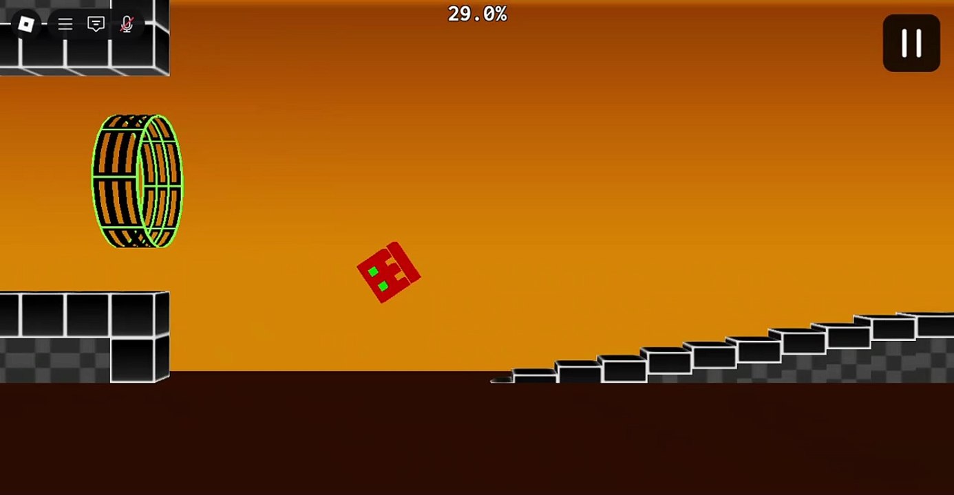 Geometry Dash But In Roblox 😱 | Short Gameplay