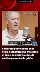 Schiaretti puso acento en la crisis económica que atraviesa el país y se muestra como la opción que rompe la grieta.