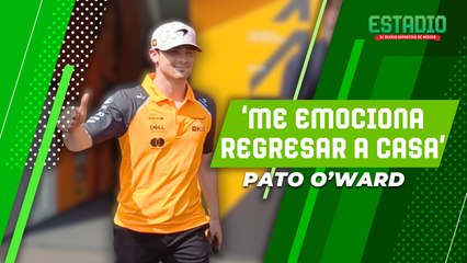 REACCIONES de Pato O´Ward tras CORRER en el GP de México | Estadio Deportes