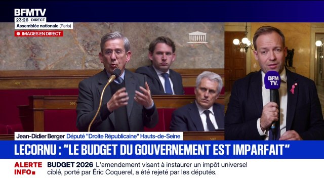 Budget 2026: Notre seule boussole, c'est de protéger les Français , assure Jean-Didier Berger (député Droite Républicaine )