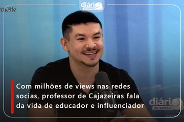 Com milhões de views nas redes socias, professor de Cajazeiras fala da vida de educador e influenciador