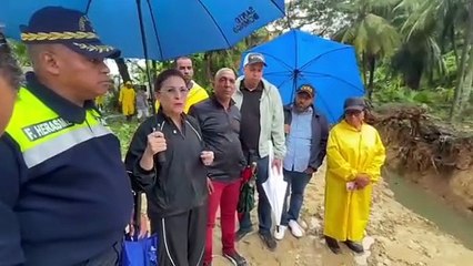 Carolina continúa recorrido por puntos vulnerables del DN ante incidencia de tormenta