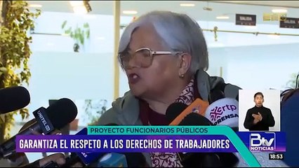 Senado aprueba proyecto de ley para proteger derechos de servidores públicos eventuales