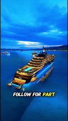 $4.8 BILLION Yacht Made of Real GOLD!  History Supreme