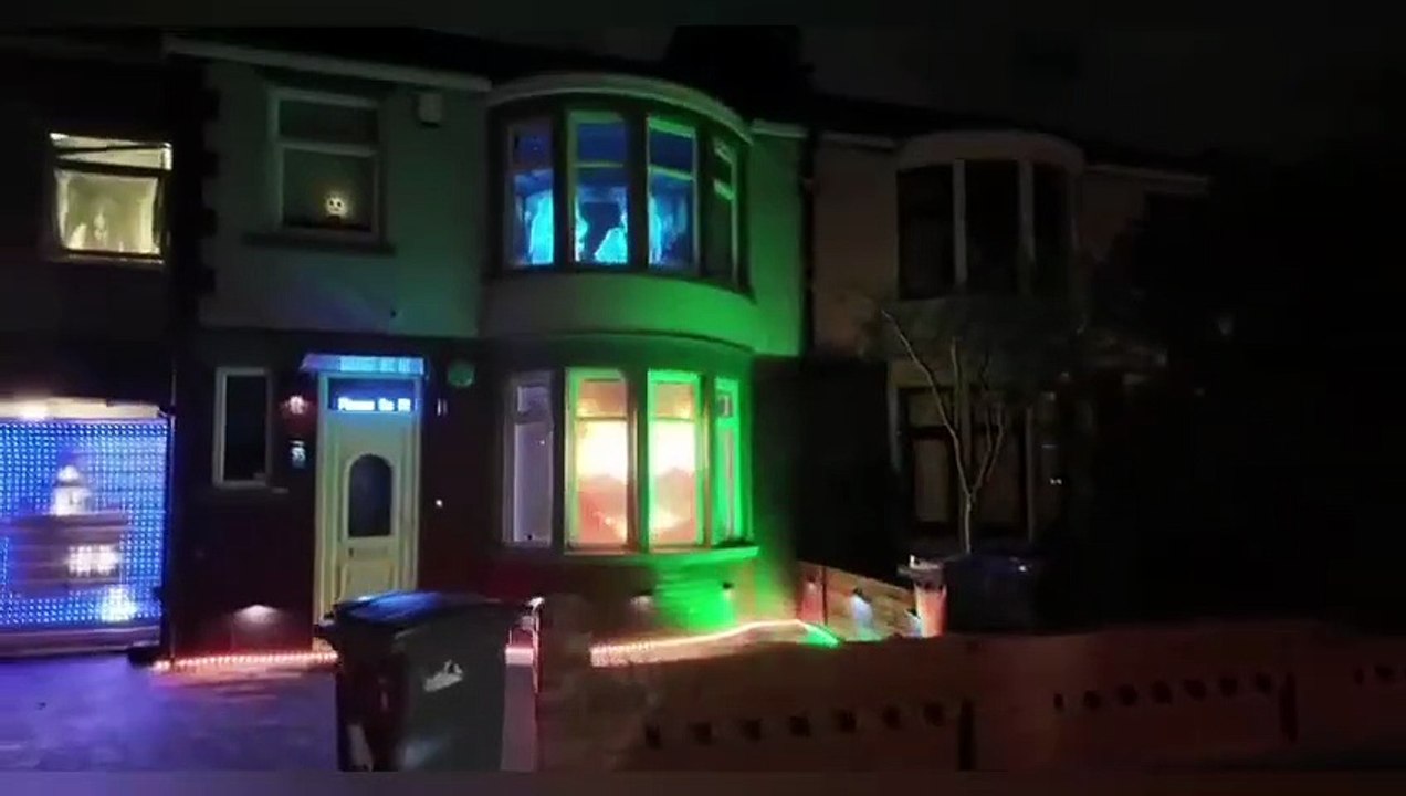 Halloween display Blackpool
