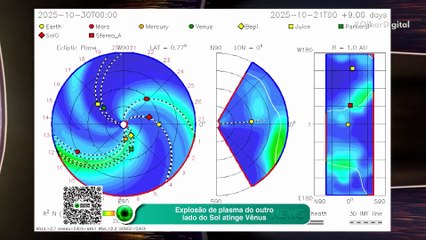Por pouco! Canhão solar atinge Vênus dias depois de mirar a Terra