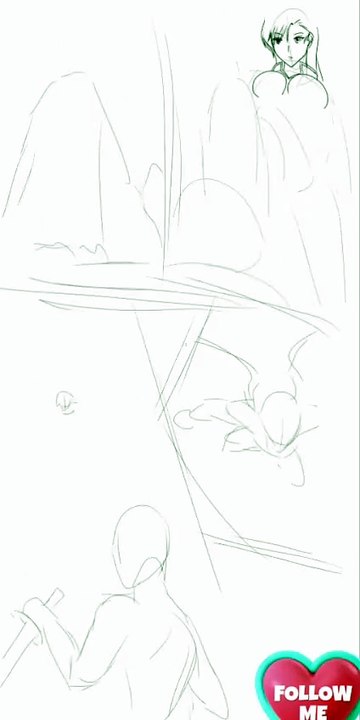 Timelapse manga page