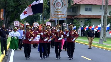 La banda del Colegio Moisés Castillo Ocaña se prepara para los desfiles patrios