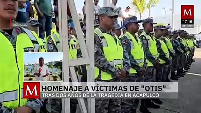 En Guerrero, realizan homenaje a las personas fallecidas por el huracán 'Otis'