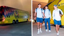 América hace su llegada al Estadio El Encanto, listo para enfrentar a Mazatlán