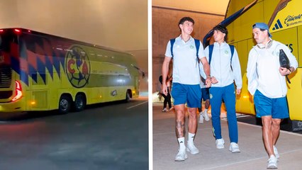 América hace su llegada al Estadio El Encanto, listo para enfrentar a Mazatlán