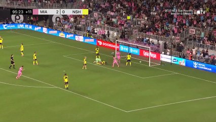 El segundo gol de Messi frente a Nashville, en el inicio del playoff de la MLS