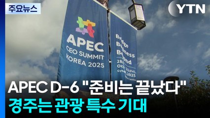 APEC D-6 "준비는 끝났다"...경주는 관광 특수 기대 / YTN