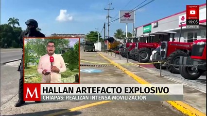 Hallan artefacto explosivo frente a un negocio, realizan intensa movilización en Tapachula, Chiapas